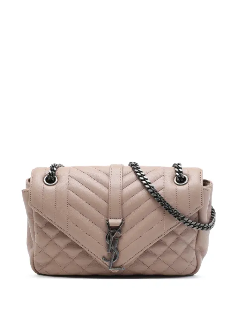 Saint Laurent Pre-Owned 2016 Medium Sheepskin Triquilt Monogram College Bag shoulder bag Brown TK4B7RPOWWIQYT5S