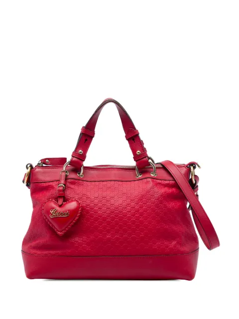 Gucci Pre-Owned 2016-2026 Microguccissima Valentine satchel Red S57ZHVWYJKVUKRBB