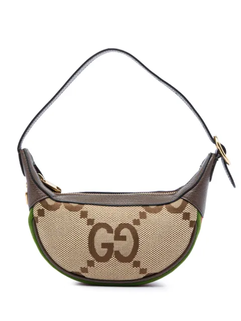 Gucci Pre-Owned 2016-2026 Mini Jumbo GG Canvas Web Ophidia shoulder bag Neutrals JNJH97Q1VKZ6N1DG