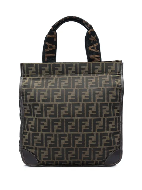 Fendi Pre-Owned 20th Century Zucca Canvas Foldable tote bag Brown GUEUOX15PNC3RUS8