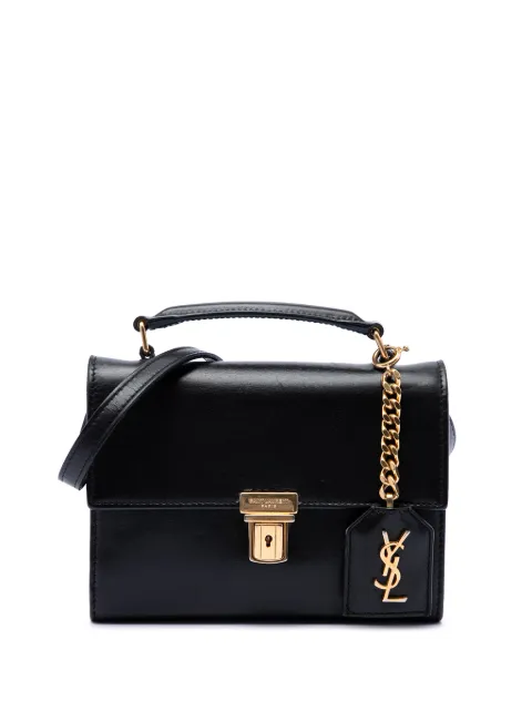 Saint Laurent Pre-Owned 2015 Mini Smooth Calfskin High School satchel Black 5TOJQDA9UMH24TOX