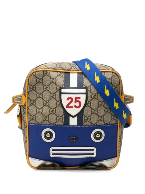Gucci Pre-Owned 2016-2026 Kids GG Supreme Robot Messenger Bag crossbody bag Neutrals SGFRVSV3XCAWT7GK