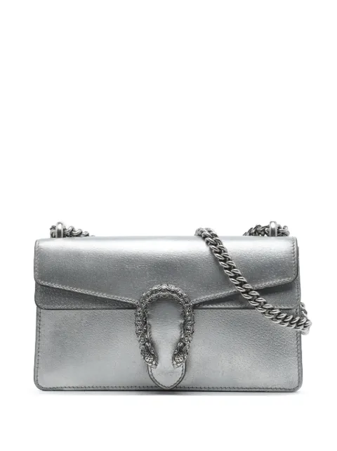 Gucci Pre-Owned 2016-2026 Medium Calfskin Dionysus crossbody bag Silver BQS8FGA1Z4MQ3S7R