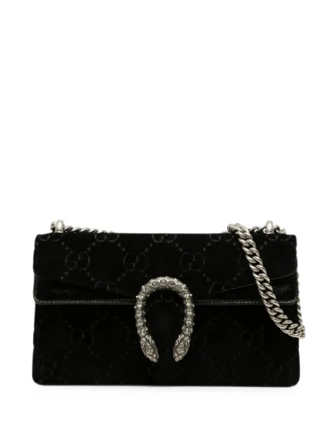 Gucci Pre-Owned 2016-2026 Medium GG Velvet Dionysus crossbody bag Black 1CT6M4TWH1UPYKP1