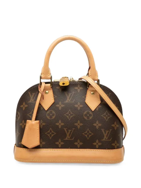 Louis Vuitton Pre-Owned 2010-2026 Monogram Alma BB satchel Brown 5PI8QGYAZCKBI73B