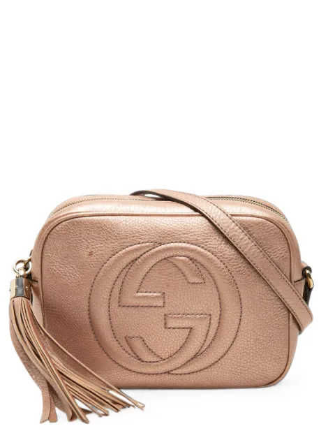 Gucci Pre-Owned 2000-2015 Metallic Calfskin Soho Disco crossbody bag Pink LYGRBZS3EY64EA95