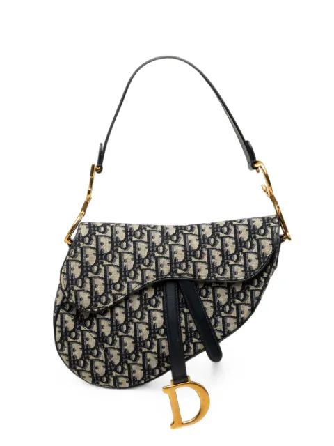 Christian Dior Pre-Owned 2019 Oblique Canvas Saddle Bag shoulder bag Blue EX63KSSY0GNOLGB7