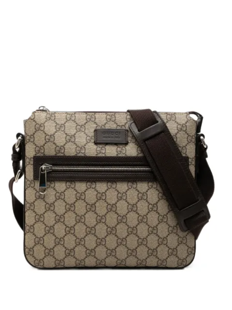 Gucci Pre-Owned 2000-2015 GG Supreme crossbody bag Neutrals JWZGYDLQDRNVVP9E