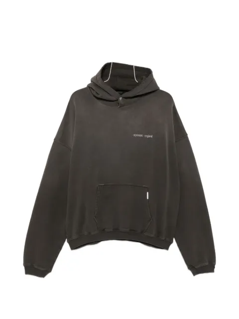Represent logo-print hoodie Grey MLM100902