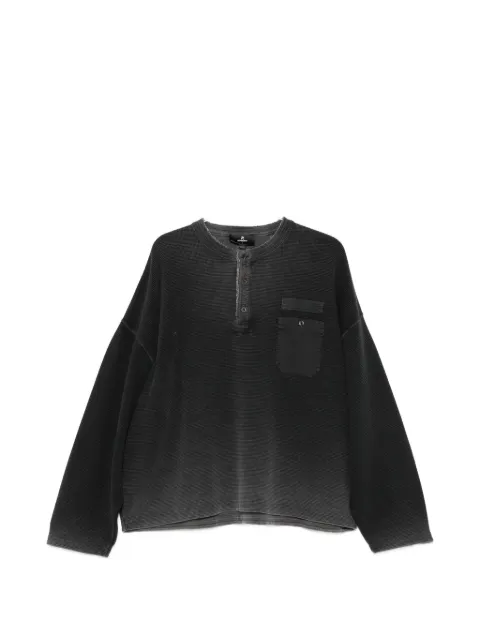 Represent waffle-knit sweatshirt Black MLM100907