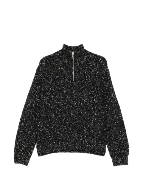 Ernest W. Baker quarter-zip sweater Black KN198DML02