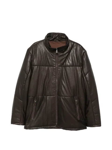 SERGIO MORETTI FIRENZE leather jacket Brown 662926215