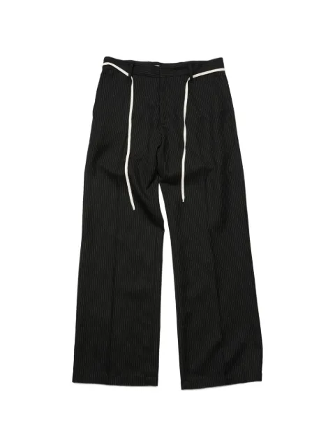 Stockholm Surfboard Club Sune pinstripe trousers Black U5000302NP1
