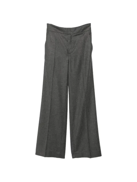 SA SU PHI Tuxedo pressed-crease tailored trousers Grey W26320FLWS
