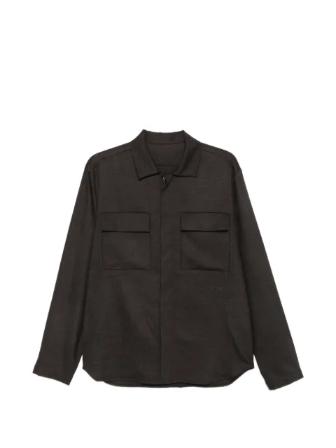 Nine In The Morning Freud flap-pocket shirt jacket Brown 9FW26EF34