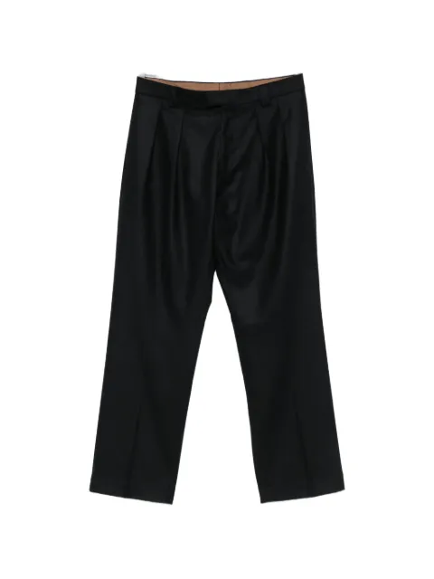 Berwich pleated wool trousers Black LUCANO2PVB1504