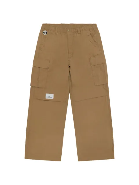 AAPE BY *A BATHING APE® logo-patch cargo pants Neutrals AAPPTMD645XXR