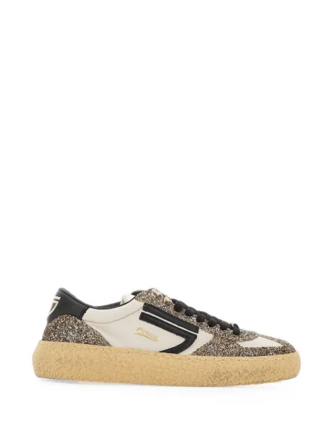 Puraai 1.01 Vintage glitter-detail sneakers White PU101V036CONFETTI