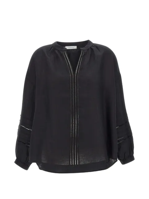 JcSophie Leslie eyelet-detail blouse Black L3118BLACK