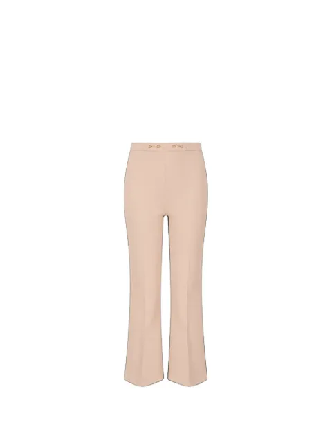 Elisabetta Franchi welt-pocket flared trousers Neutrals PA19866E2