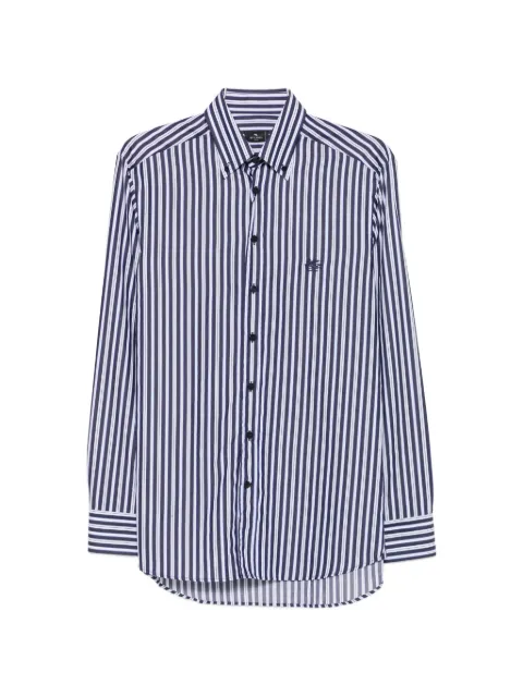 ETRO striped button-down shirt Blue MRIB00499TR51A