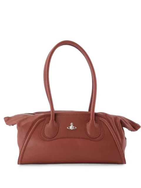 Vivienne Westwood small Shirley leather shoulder bag Brown 4703000LWL00EB