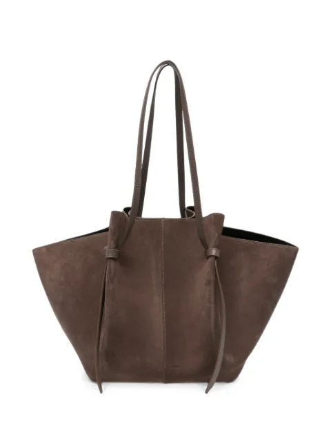 Yuzefi XL Mochi suede shoulder bag Brown YUZRS26HBXLM