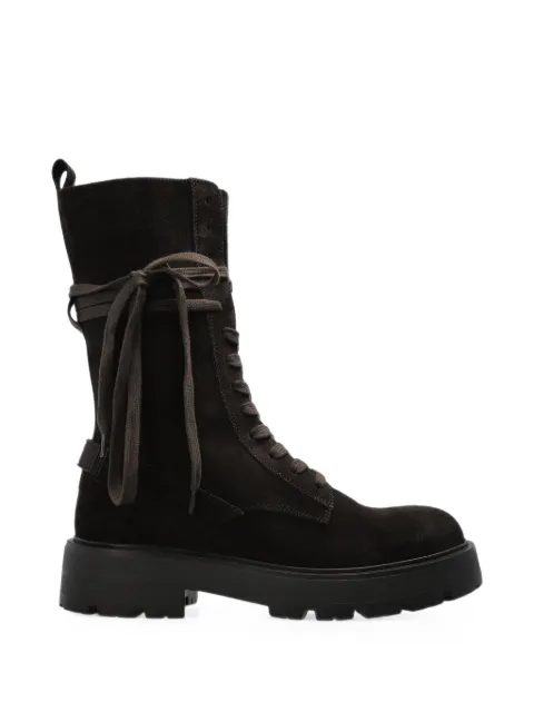 BOGNER Riga suede combat boots Brown RIGA1B0