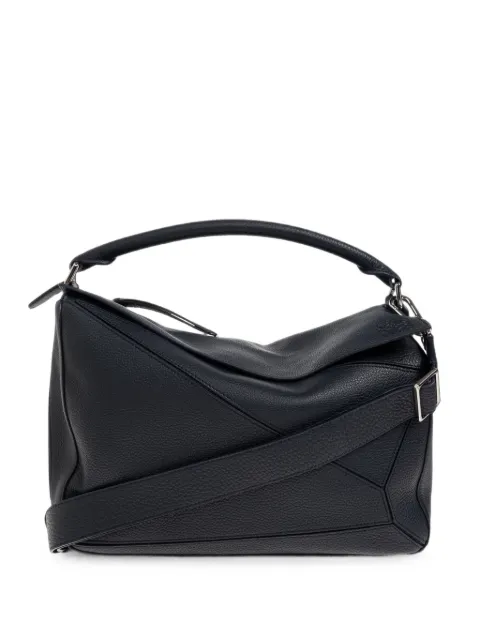 LOEWE large Puzzle shoulder bag Blue B510PNLX17