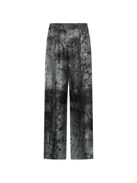 Pierre-Louis Mascia floral-print palazzo trousers Grey JP6822SPT12956VI519562103