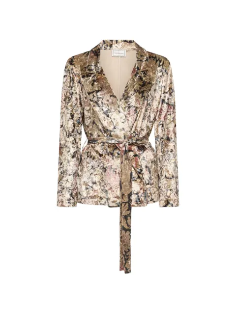 Pierre-Louis Mascia Ranat belted blazer Neutrals RANATSGC12183PL150188101