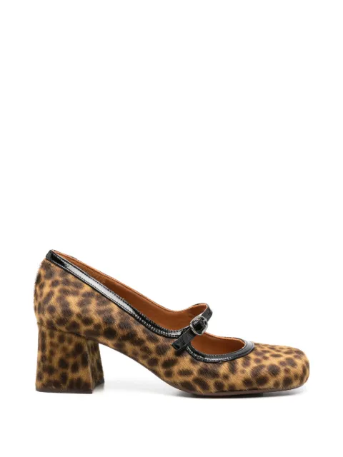 Chie Mihara Mumma49 leopard-print pumps Brown MUMMA49