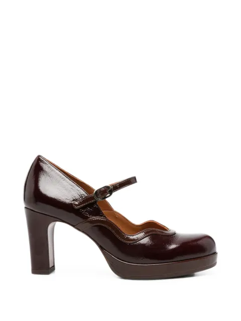 Chie Mihara Lareto leather pumps Brown LARETO