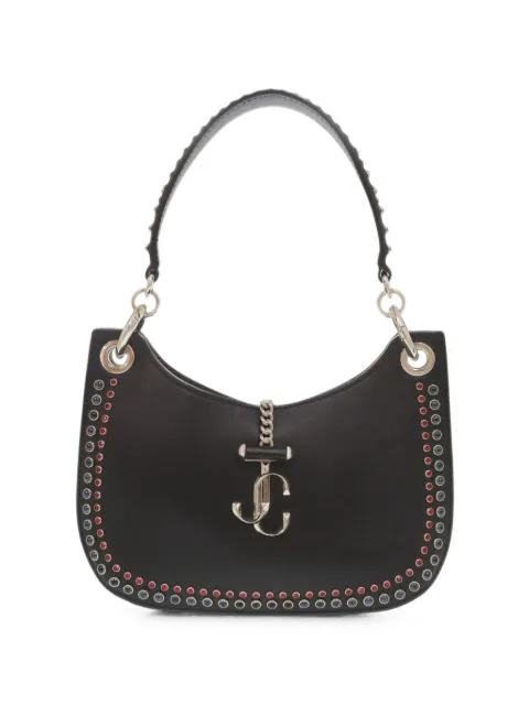 Jimmy Choo Pre-Owned 2010-2026 Studded Leather Varenne Hobo shoulder bag Black I5Q53OQ864ACNVLP