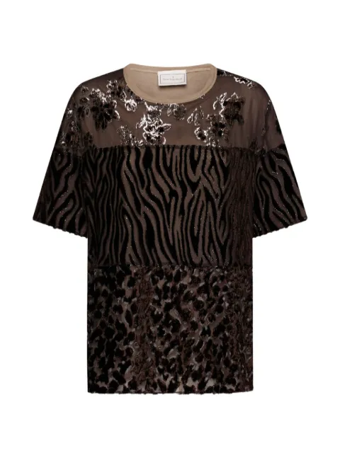 Pierre-Louis Mascia Patchdevwon T-shirt Brown PATCHDEVWONT