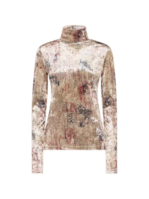 Pierre-Louis Mascia Ranat turtle-neck top Neutrals RANATSDO12351PL150182101