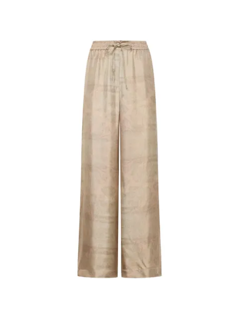 Pierre-Louis Mascia Aloe silk palazzo pants Neutrals ALOESPT11094SE149916101