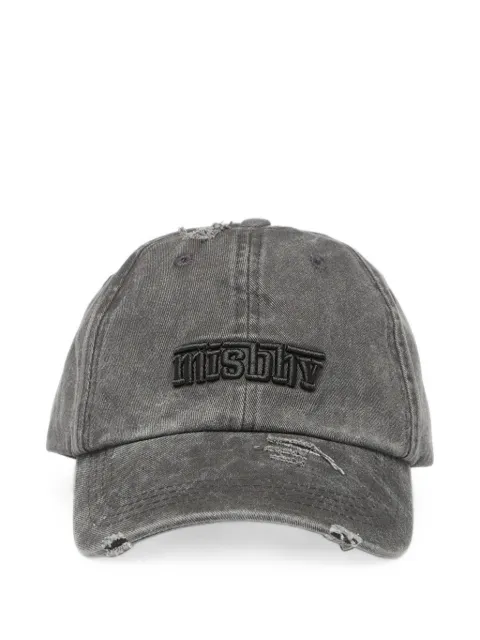 MISBHV Dead logo-embroidered cap Grey 261U141
