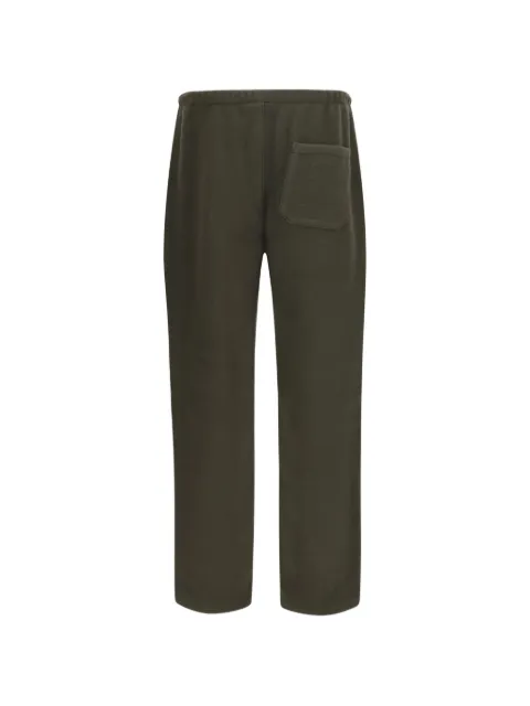 Rier fleece-texture patch-pocket trousers Green TRS37X02