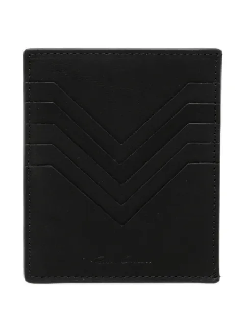 Rick Owens square card holder Black RA02F0910