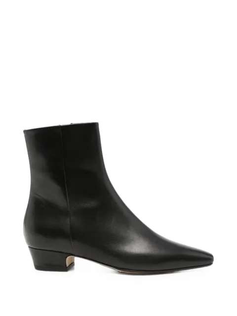 Aeyde pointed-toe leather boots Black A11AB0733002001226