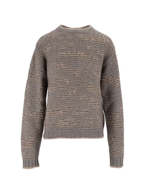 Fabiana Filippi sequin-embellished chunky-knit sweater Grey MAD226F447M392
