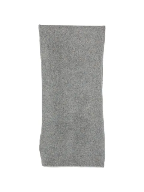 Soft Goat marled knitted scarf Blue 2481612115