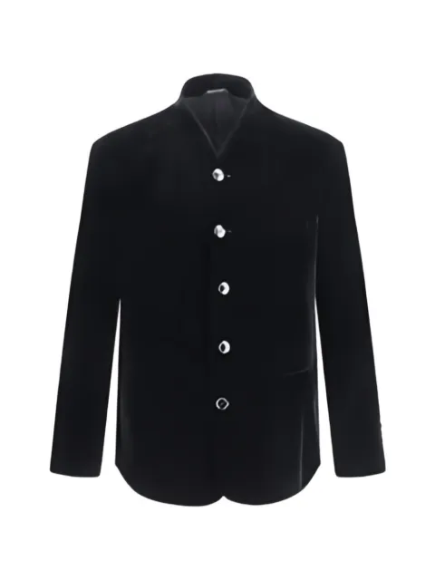 Giorgio Armani One Shot velvet blazer Black GM004773TE10046