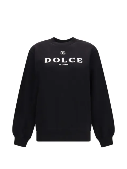 Dolce & Gabbana logo-print sweatshirt Black F9U78ZHU7P4