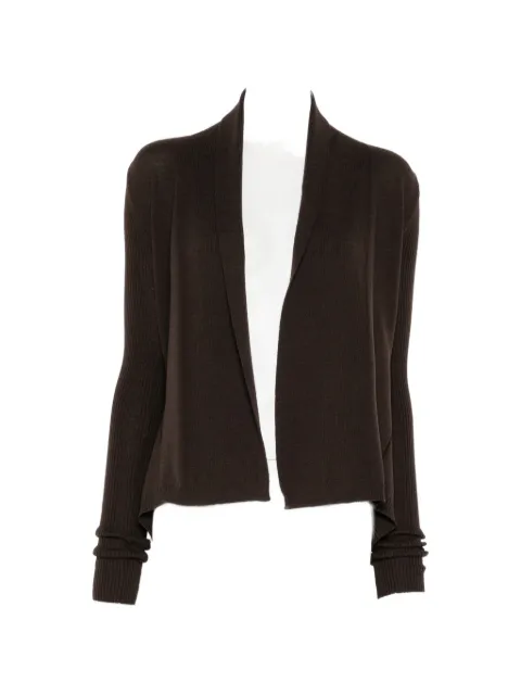 Rick Owens Naska cardigan Brown RP02F5644