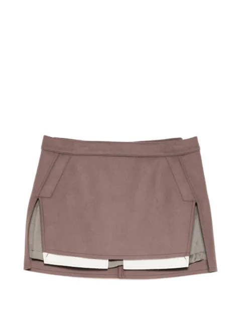 Rick Owens Fog mini skirt Purple RP02F5374