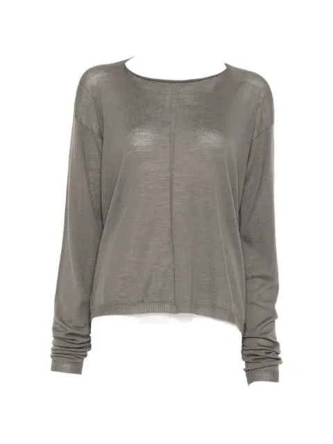 Rick Owens slashed T-shirt Grey RP02F5652