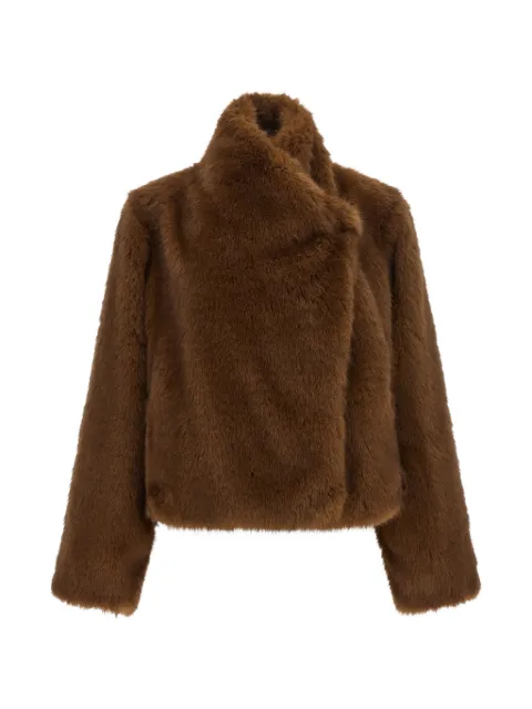 B&B COUTURE Farrah First faux-fur coat Brown FARRAHFIRSTJACKETMINK