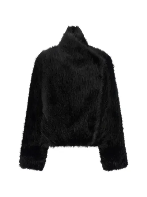 B&B COUTURE Jackie First faux-fur jacket Black JACKIEFIRSTJACKET